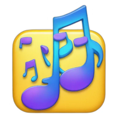 Music app sticker