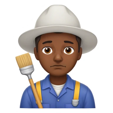 Sleepy  Mexican janitor sticker