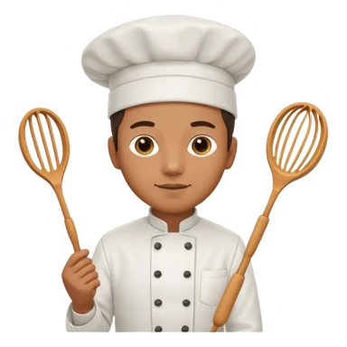 chef solo con uniforme sticker