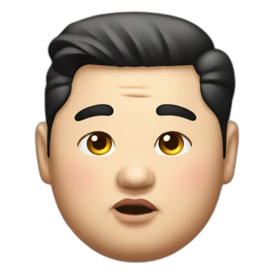 fat kim jung un sticker