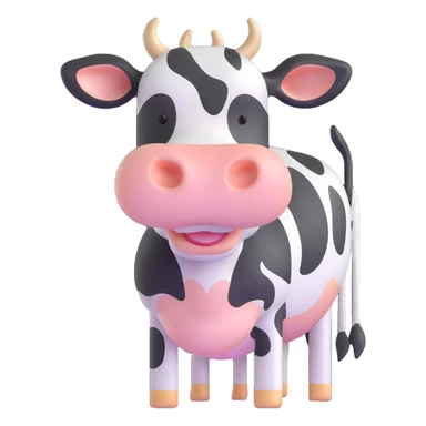 dairy cow sticker