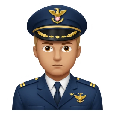 a big powerful fighter of the navy sticker