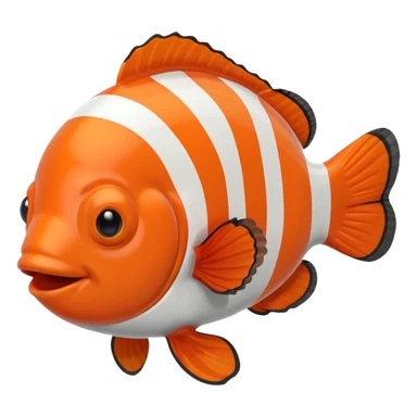 Creat me a clownfish emoji sticker