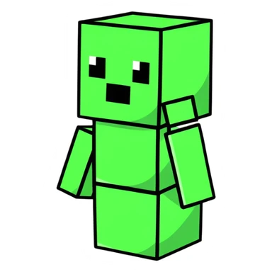 Minecraft block sticker