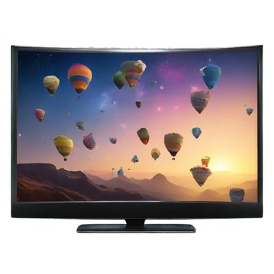 modern oled smarttv sticker