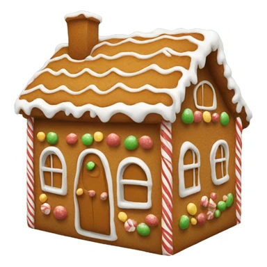 Ginger bread house sticker