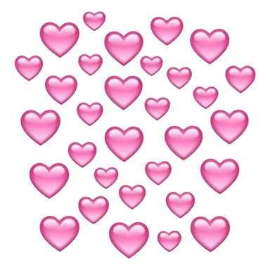 Many pink sailor moon hearts  sticker