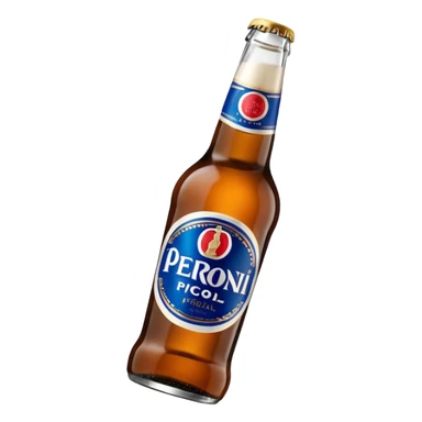 Birra Peroni piccola in bottiglia da 33 cl
 sticker