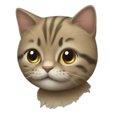 Chat sur une fusée sticker