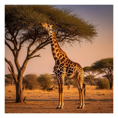 Giraffe sticker