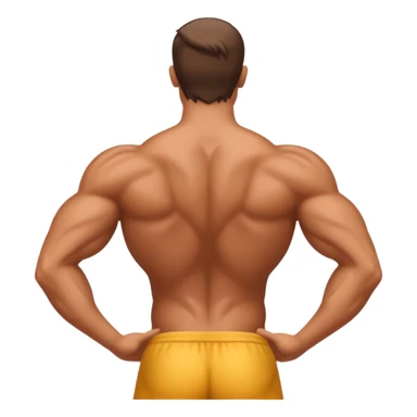 back muscle sticker