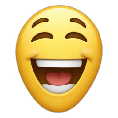 Laughing with tears sticker