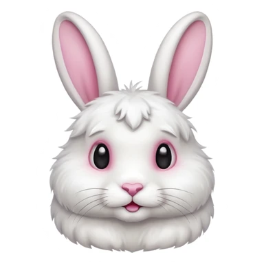 High resolution of a whole body rabbit sticker