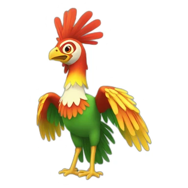 Ho-Oh sticker