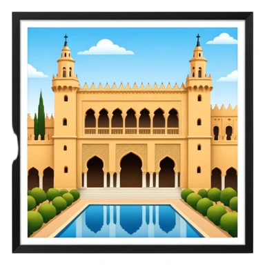 Real Alcazar Palace Seville  sticker
