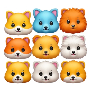 Cute animals sticker