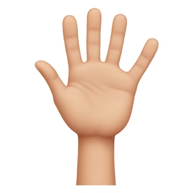 Finger heart sticker