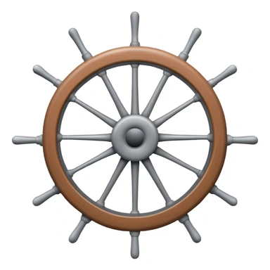 apple style emoji of a spoke: a line from a central point to an outer point, alternate version, representing a Spoke sticker