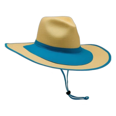 CHAPEAU TREKKING ANTI-UV - TRAVEL 100 - BLEU sticker