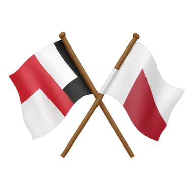 poland and germany flag combined sticker