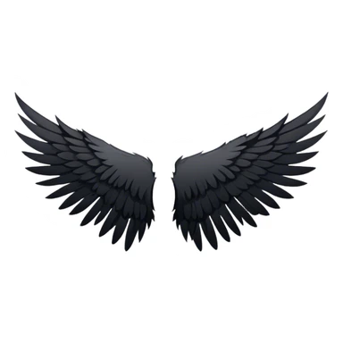 CREEPY BIRD WINGS WIDE OPEN sticker