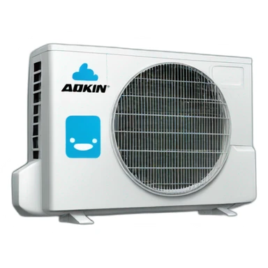 daikin aircondition outdoor sticker
