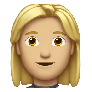 homme meche blond sticker