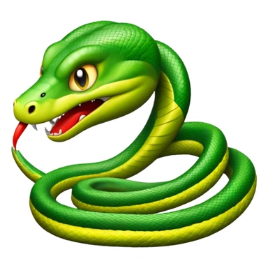  i want a animated emoji with the text "'Lil Viper Mad"  sticker