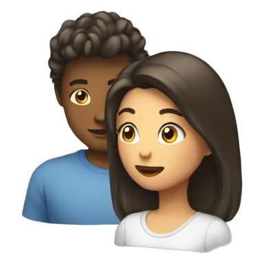 PERSON LOOKING AT THE PHONE A GIRL sticker