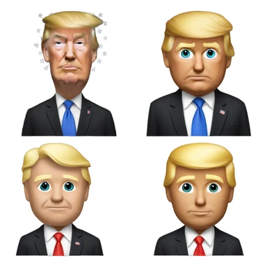 tổng thống donal trump đang hát sticker