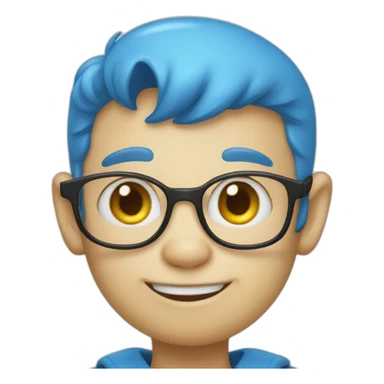 Cat Smurf humanoid sticker