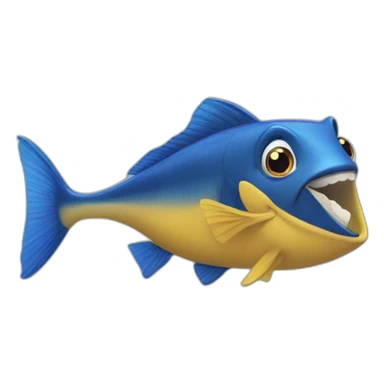 dory holding W sticker