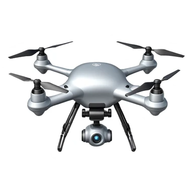 Scout drone with levitating propulsion system and retractable legs sticker