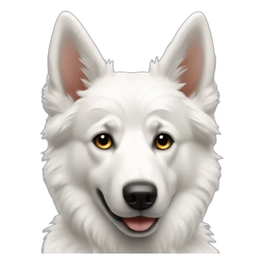 berger blanc suisse sticker