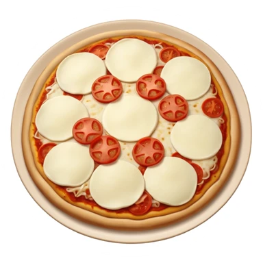 pizza con tantissima mozzarella  sticker