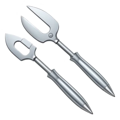 generate me a metalic cutter sticker