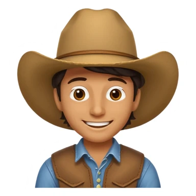 fly hat cowboy  sticker