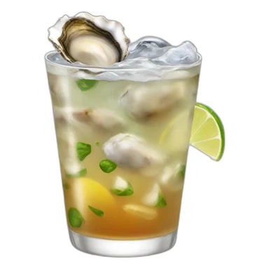 Oyster drinking moscow mule sticker