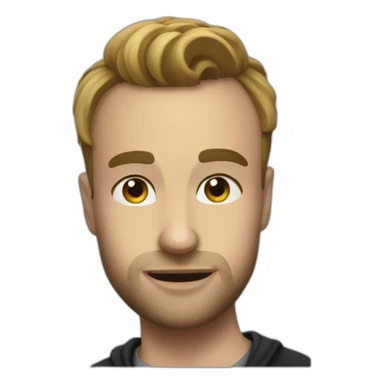 Squeezie version noir sticker