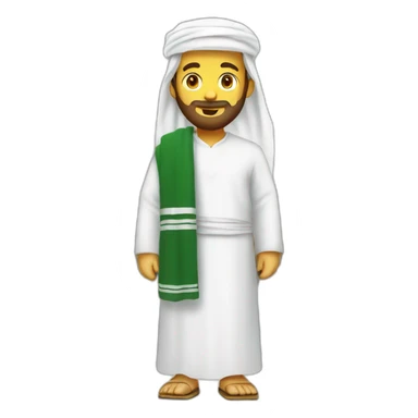 Hajj pilgrim Ihram sticker