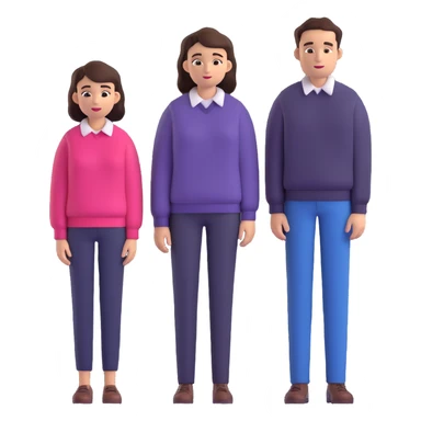 A pair of working parents sticker