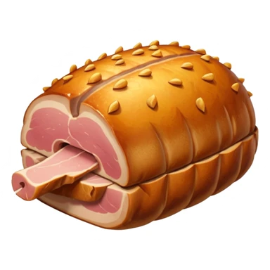 a roasted joint of pork emoji sticker