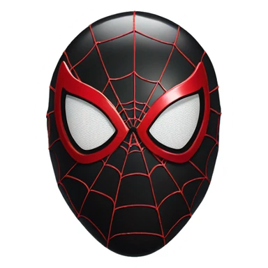 Spider-Man miles morales mask sticker
