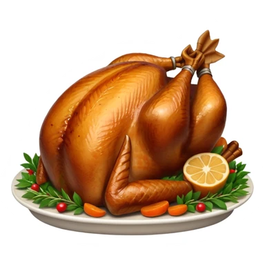 christmas turkey sticker
