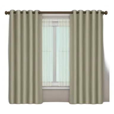 Curtains sticker