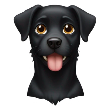 Black dogs sticker