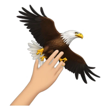 Albanian eagle hands  sticker