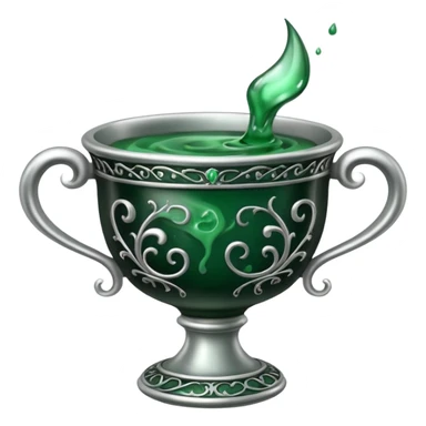 gothic poison cup sticker