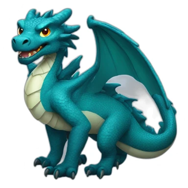 Krokmou dragon sticker