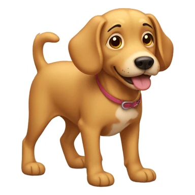 winnie dog sticker